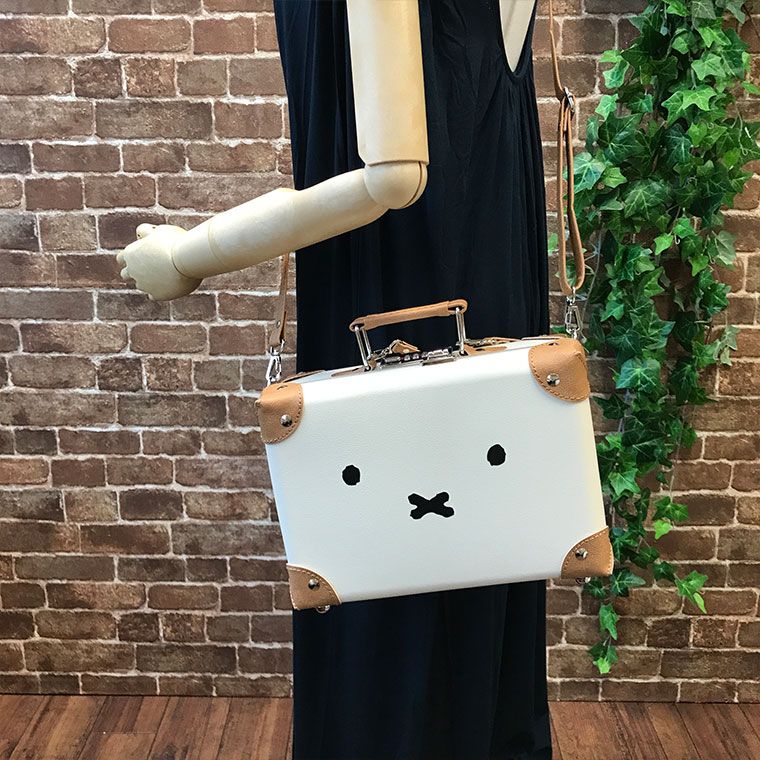 【新品未使用】miffy ミッフィー ミニトランク 10%OFF☆フォローでクーポン【新品】ミッフィー トランク 4L