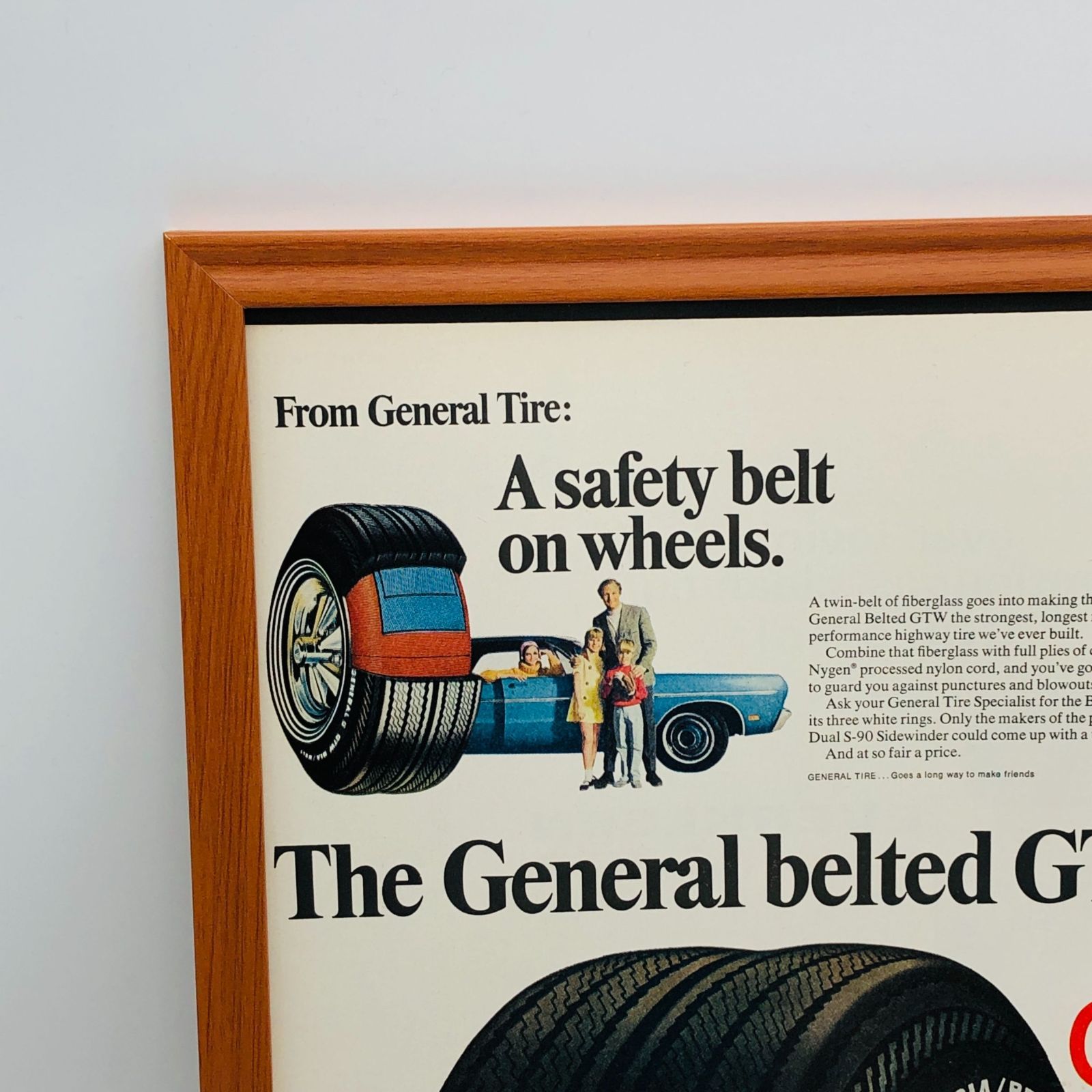 ビンテージ 広告 ポスター 『 ゼネラルタイヤ (General Tire