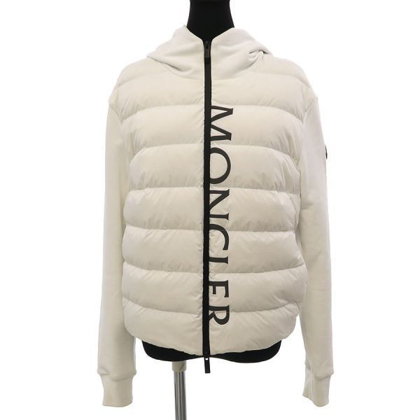 モンクレール MONCLER ホワイト ダウンジャケット S MONCLER】モンクレール MONTCLA ダウンジャケットメンズ サイズ1