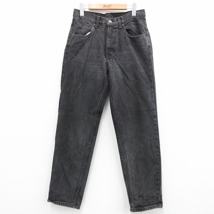 W30/古着 ギャップ GAP ジーンズ メンズ 90s コットン 黒 ブラック 24jul09 中古 ボトムス ジーパン Gパン ロング パンツ