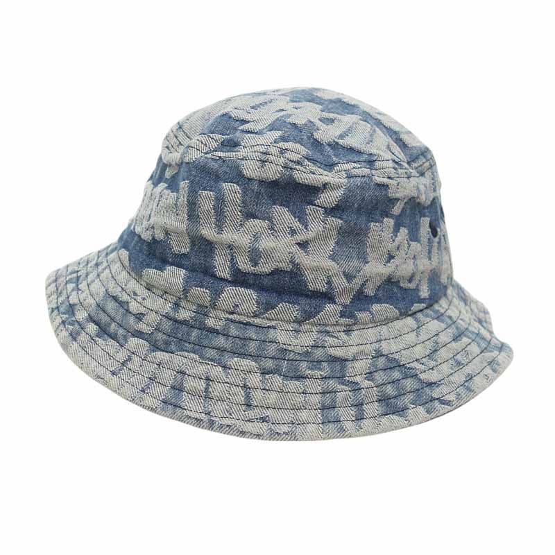 最終値下げ！Supreme ハットFat TipJacquard SUPREME SS23 FAT TIP JACQUARD DENIM BIG LOGO CRUSHER BUCKET