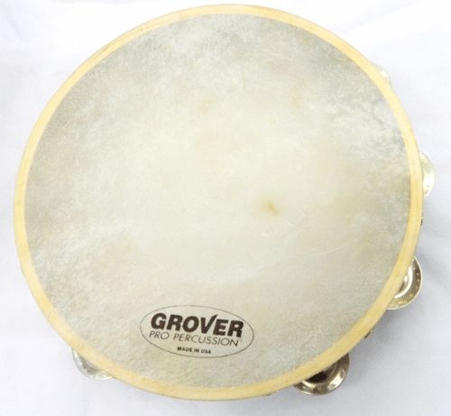 Grover グローバー タンバリン GV-T1GS ジャーマン シルバー タンバリン シングル 人気定番モデルを に訳アリ で