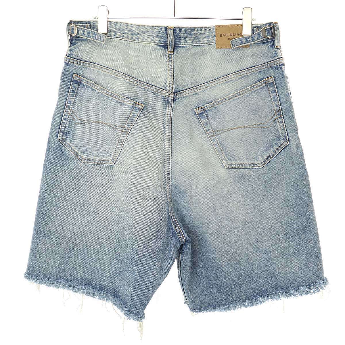 残りわずか★関税込【BALENCIAGA】ダメージ加工バギーショーツ 210.jpg