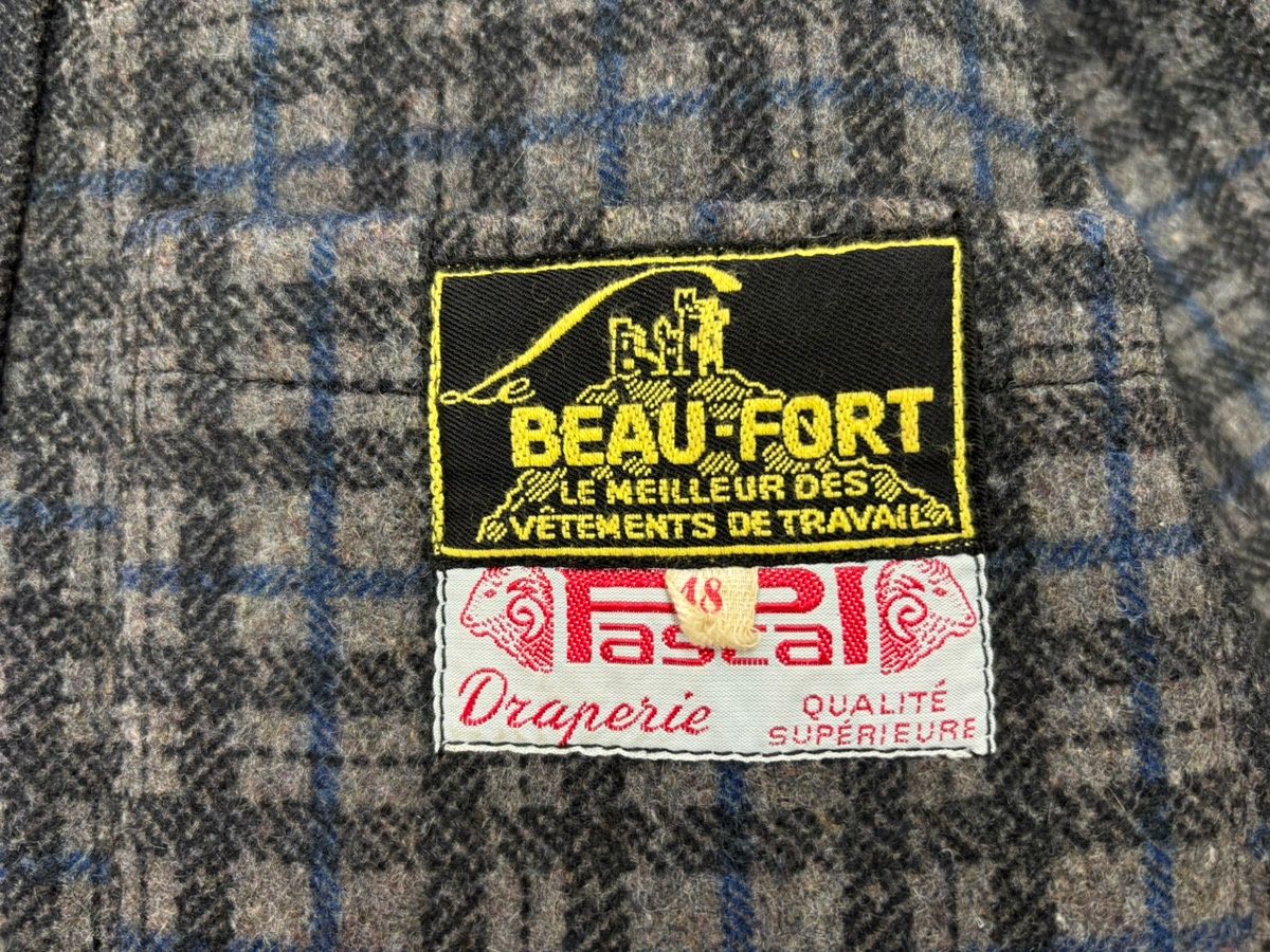 ヴィンテージ vintage 40s 50s Pascal BEAUFORT French Wool
