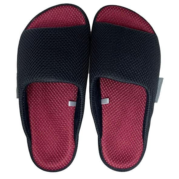 【在庫処分】ニッポンスリッパ コンフォータブルメッシュ 22-24cm エンジ 302591