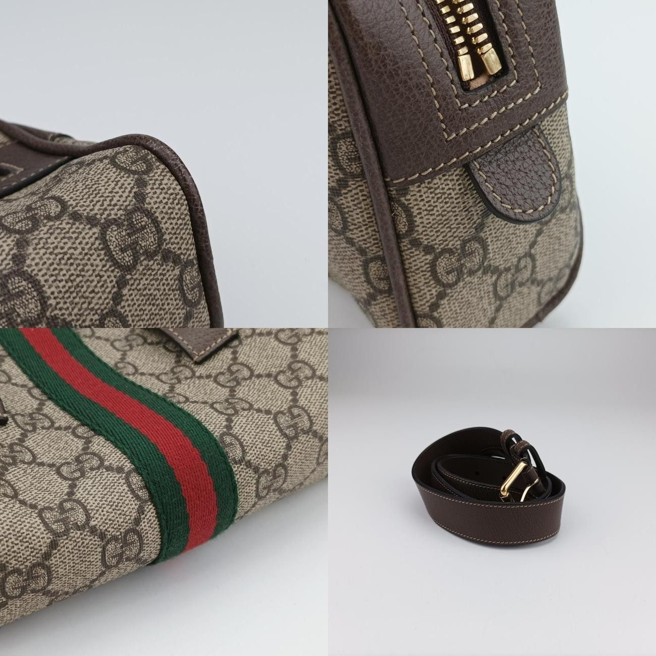 グッチGucciオフィディアカーキPVCコーティングキャンバス517076I024014199