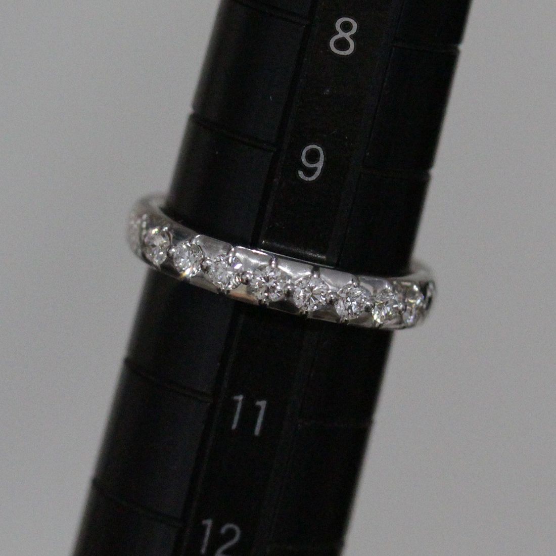 グッチ ハーフエタニティ ダイヤ リング 10号 K18WG E1693 グッチ ハーフエタニティ ダイヤ リング 10号 K18WG E1693