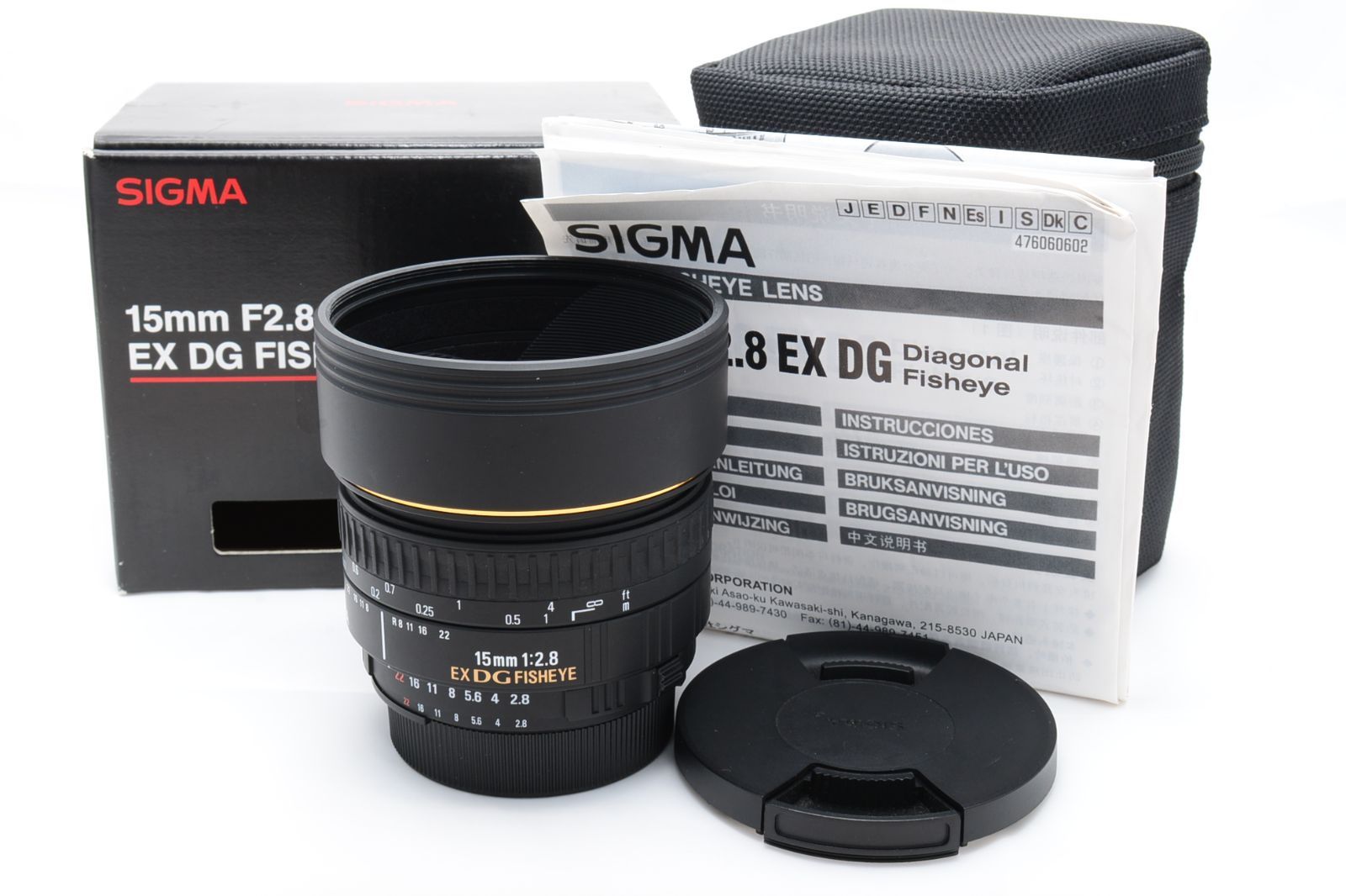 SIGMA 単焦点魚眼レンズ 15mm F2.8 EX DG DIAGONAL FISHEYE ...