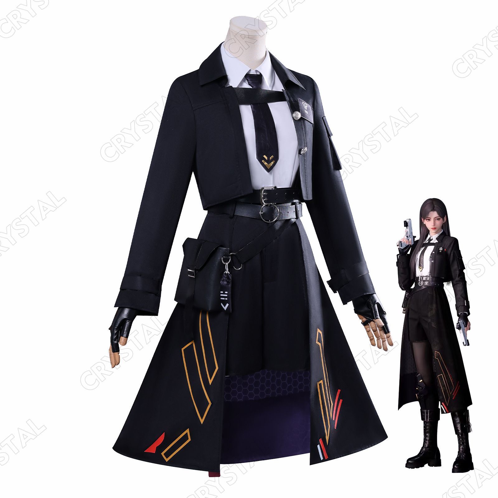 Amazon | [HESHI]恋と深空 ヒロイン コスプレ衣装 戦闘服 武器