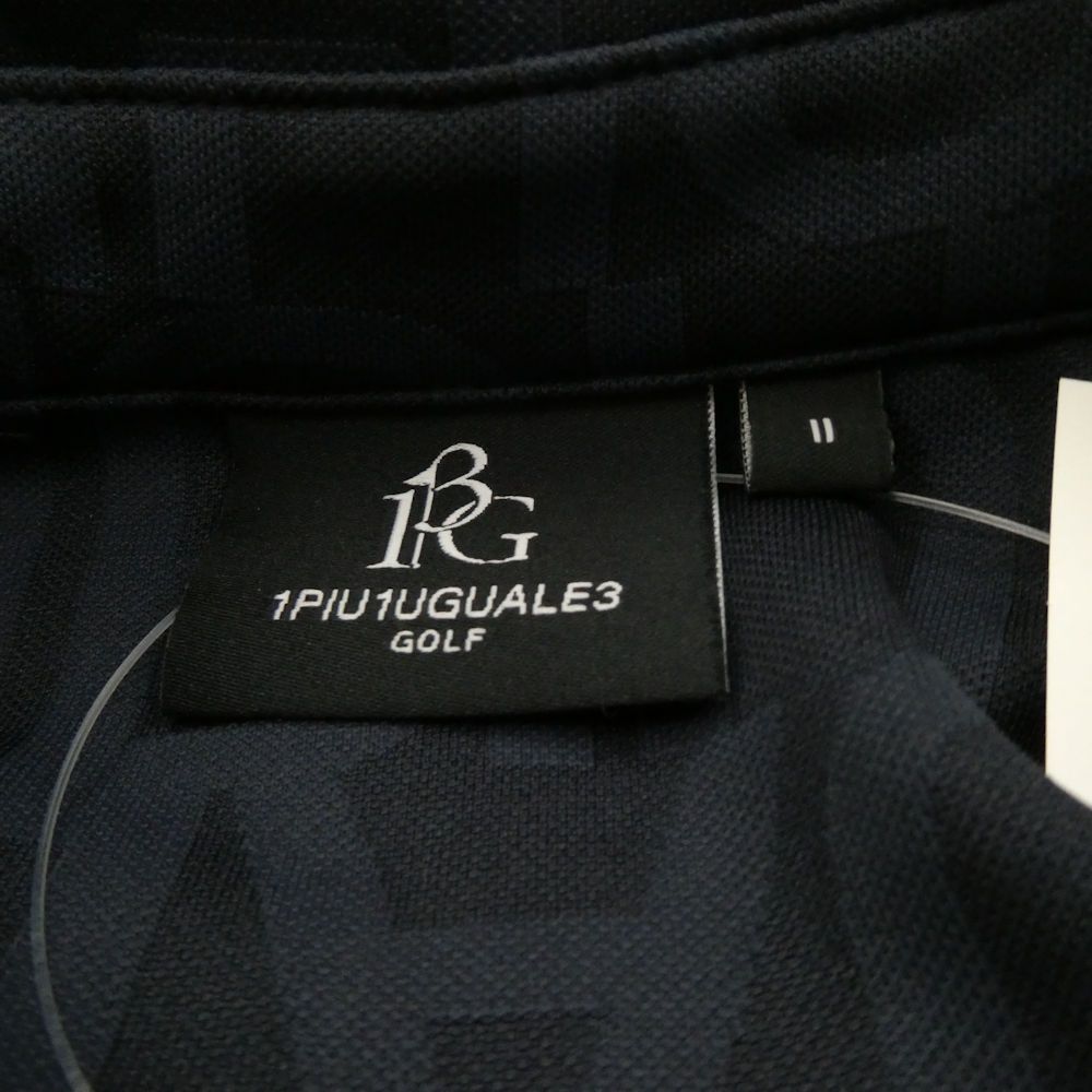 美品 1PIU1UGUALE3 ウノピュウノウグァーレトレ GST178 113 GOLF N/S POLO SHOULDER FRILL ポロシャツ II M ポリエステル100％ ゴルフ ノースリーブ ショルダーフリル レディース HM773A90 美品 1PIU1UGUALE3 ウノピュウノウグァーレトレ GST178 113 GOLF