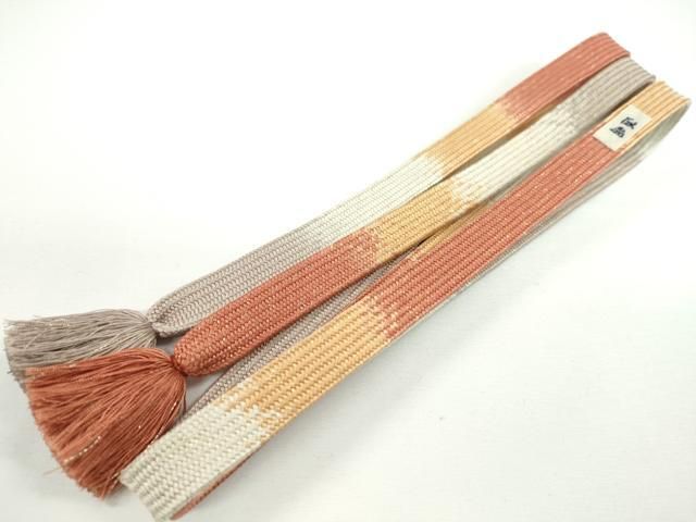 平和屋本店□極上 有職組紐道明 帯締め 高麗組 金糸 宮内庁御用 国立