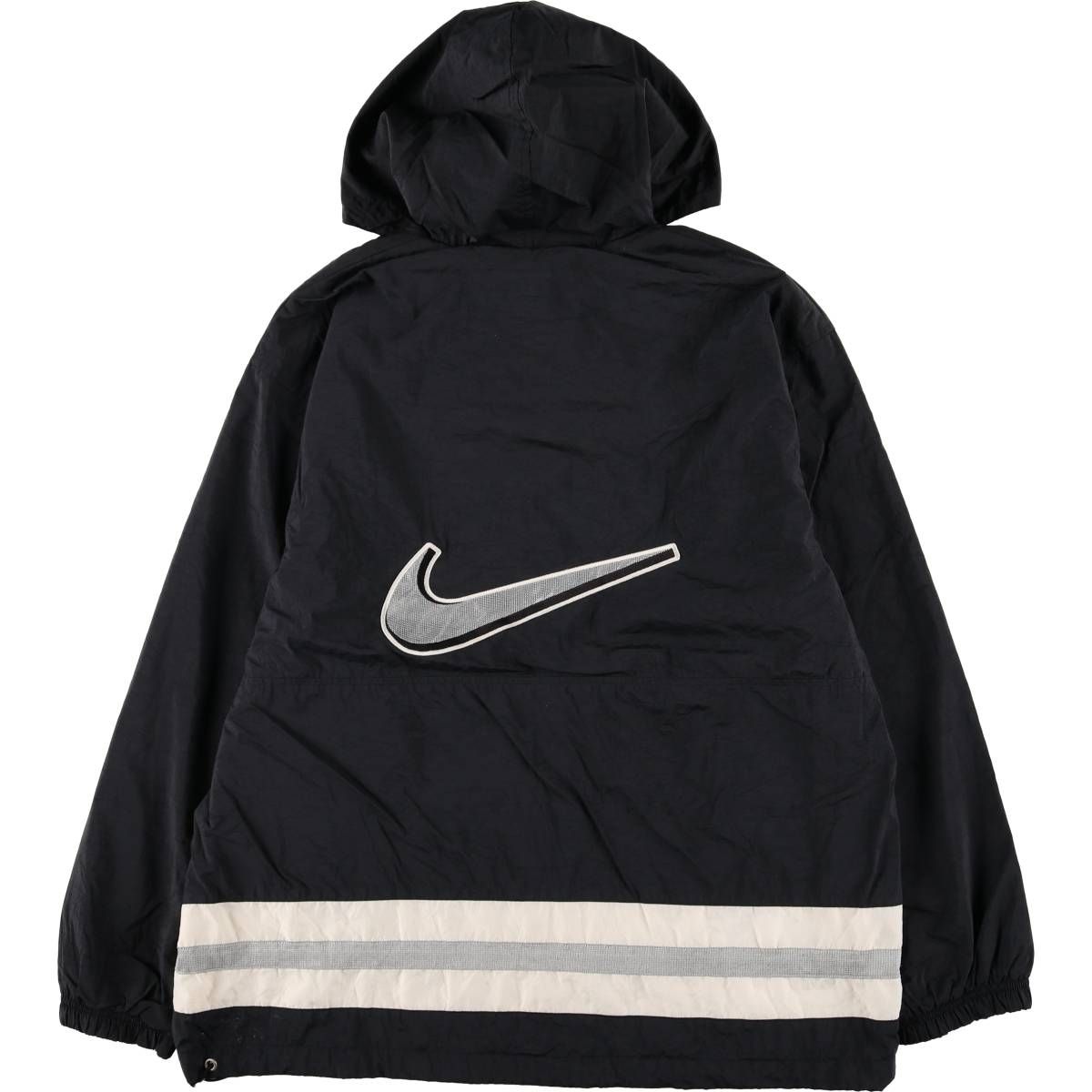 90s   ナイロンアノラックパーカー　テック　古着 古着 90年代 ナイキ NIKE バックロゴ アノラックパーカー メンズM相当