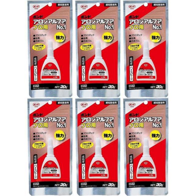 コニシ　ボンドアロンアルファＮＯ．１プロ　＃３０１４５ 6個セット