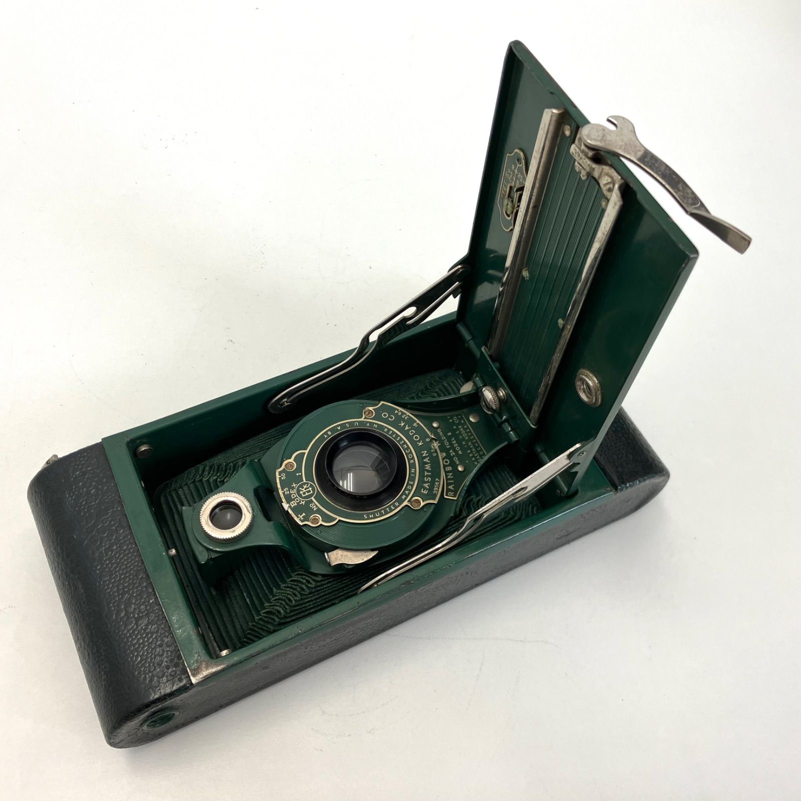 627924】 KODAK No.2 A Folding Rainbow Hawk-Eye Model B camera 緑 綺麗品 - メルカリ