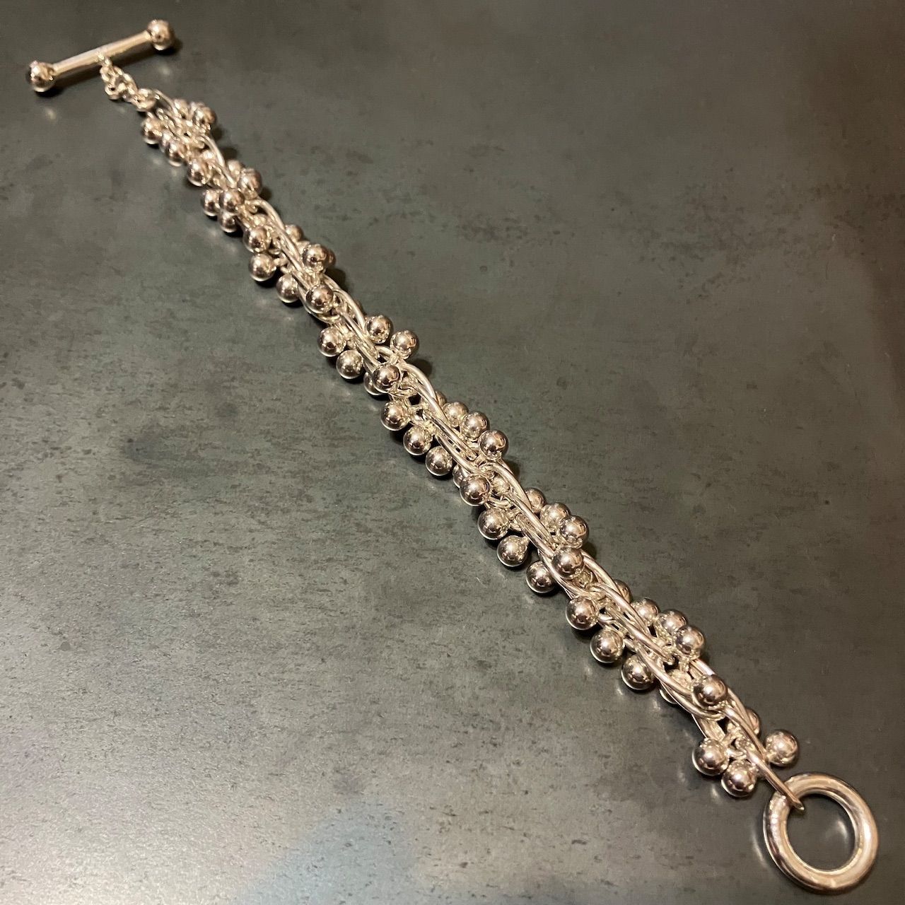 SILVER925 DNA WIDE DESIGN BRACELET/シルバー/ブレスレット