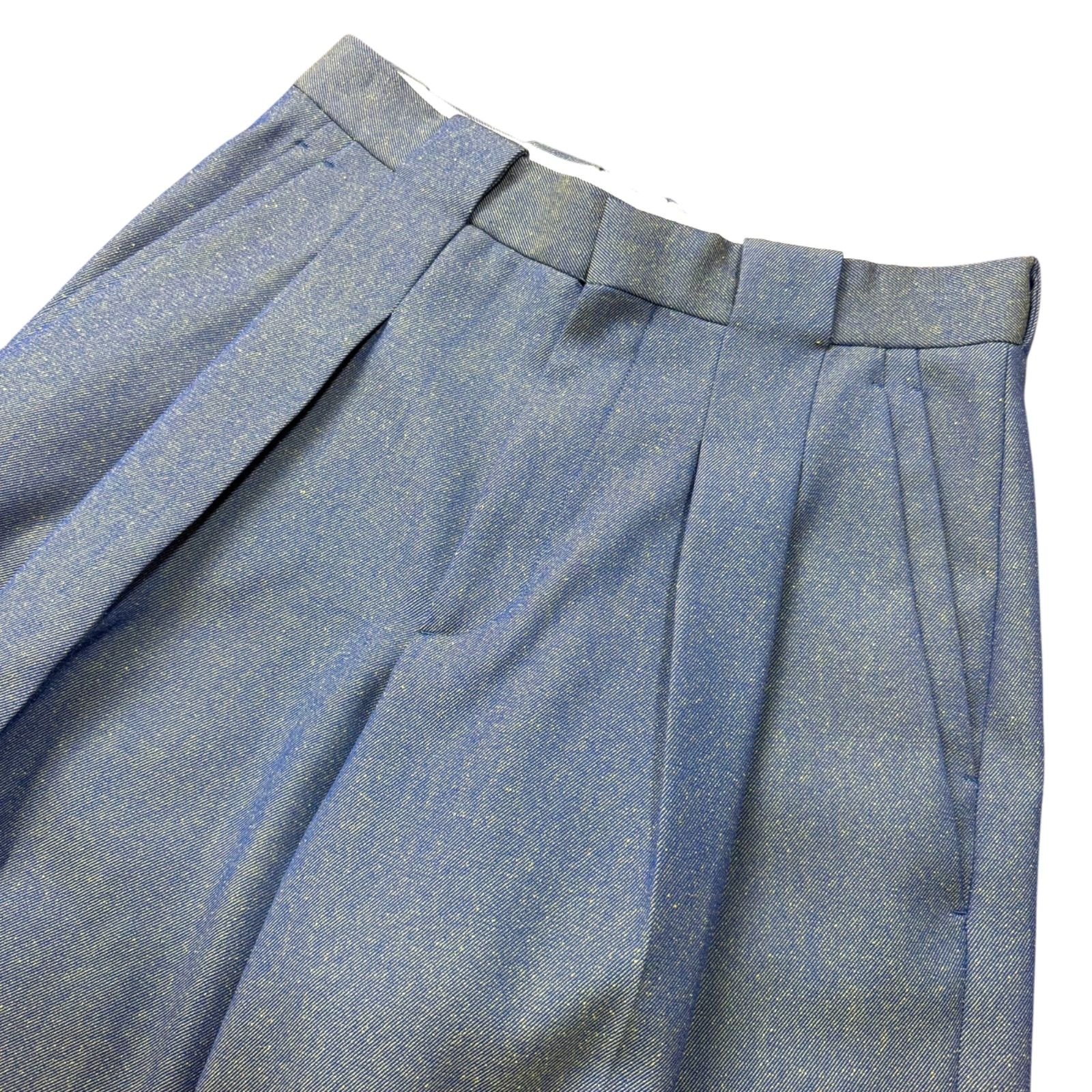 ディオール プリーツ ルーズパンツ シルク DIOR】25SS PLEATED LOOSE PANTS ディオール プリーツ ルーズパンツ