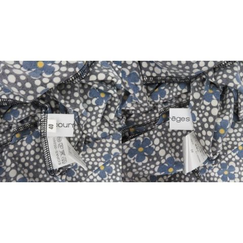 【Courreges(クレージュ) Vネック ミニ ワンピース】 LVEU.（ラブユ.）の「【LVEU.】Vネックリブニットミニワンピース