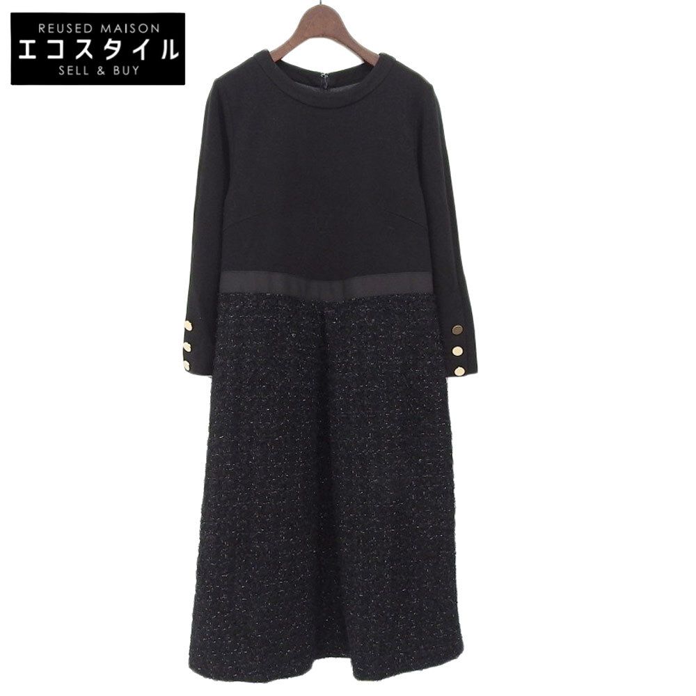 GRACE CLASS グレースクラス ワンピース スカーフ コンビ ニット レディース
