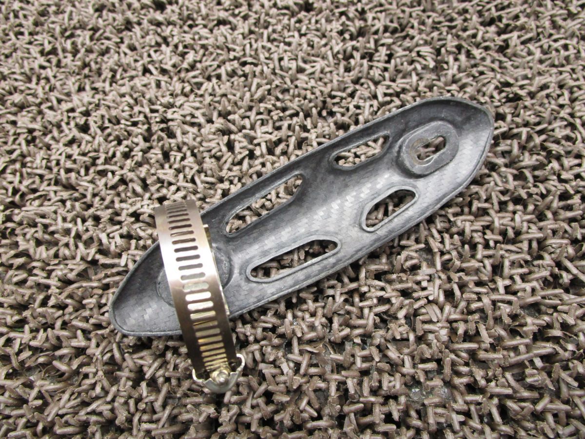 KTM 625SMC 社外 Z-CARBON マフラーガード ●A7007 VBKGSE カスタム素材に KTM 584 キャブ車