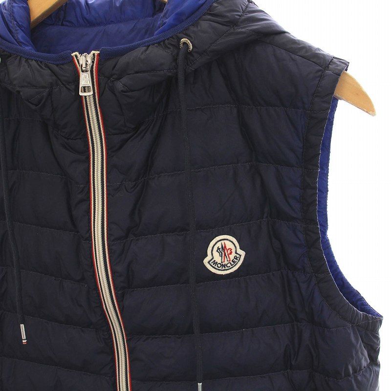 モンクレール MONCLER NAPLES ナイロン ダウンベスト 7 ブラック
