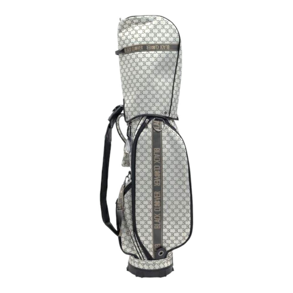 ブラッククローバー　キャディバック　ベージュ 新品 ブラッククローバー キャディバッグ ヘッドカバー付き ベージュ
