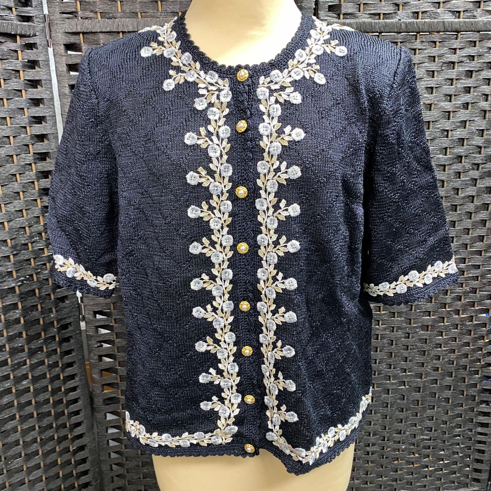 最終値下げ】美品 ソワレドヒロミ カーディガン ニット 古着