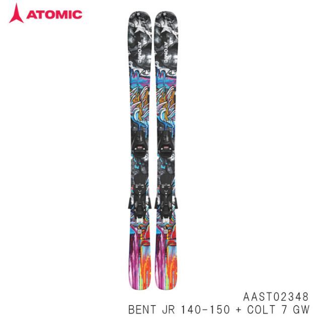 ATOMIC アトミック スキー板 セット キッズ 24-25 BENT JR ベント 