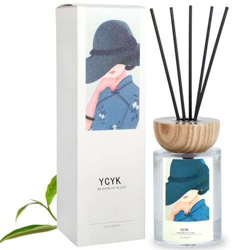 緑茶ムスクの香り Ycyk リードディフューザー ルームフレグランスシリーズ 緑茶?ムスクの香り 芳香剤 母の日 ギフト 誕生日 記念日 ジョンズブレンド ベッドルーム リビングルーム オフィス