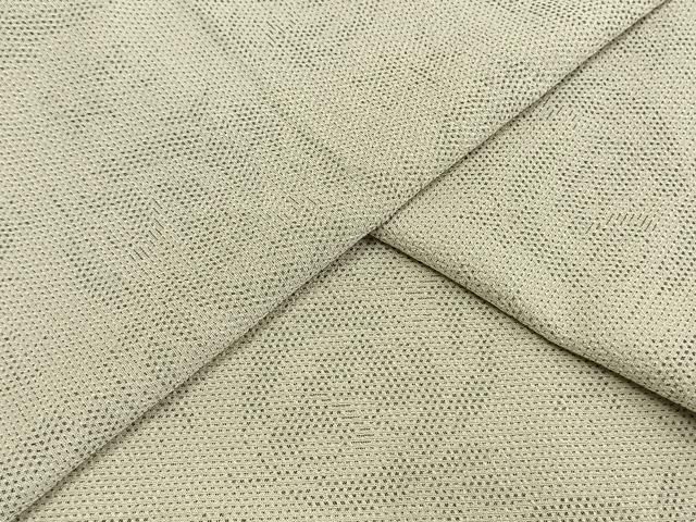 平和屋着物▽本塩沢　単衣　セラミック染　丸文　証紙付き　正絹　逸品　未使用　AAAW7718fy 平和屋着物▽本塩沢 単衣 セラミック染 丸文 証紙付き 正絹 逸品 未