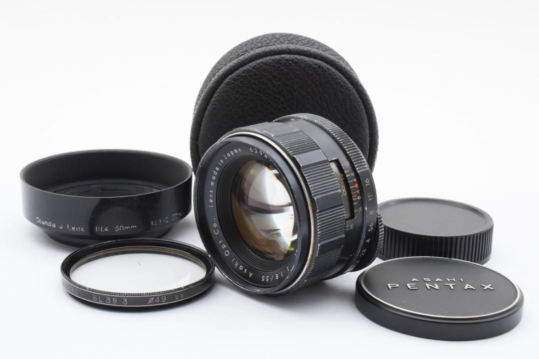 ☆前期型☆ Super Takumar 55mm F1.8 フード付 SO220 ☆前期型☆ Super Takumar 55mm F1.8 フード付 SO220 - メルカリ