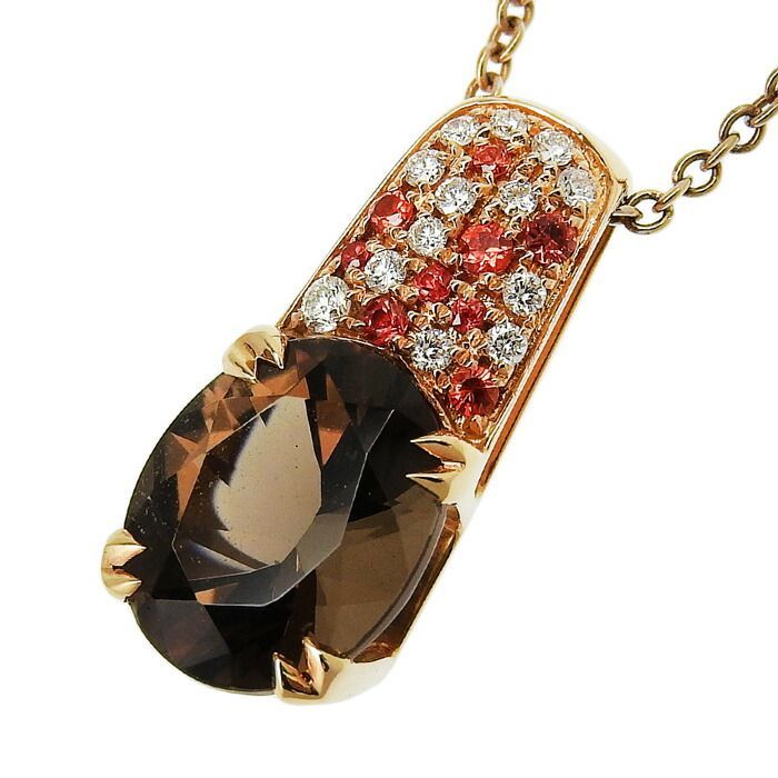 【MAUBOUSSIN/モーブッサン】ダイヤモンド ネックレス K18YG MAUBOUSSIN/モーブッサン】ダイヤモンド ネックレス K18YG