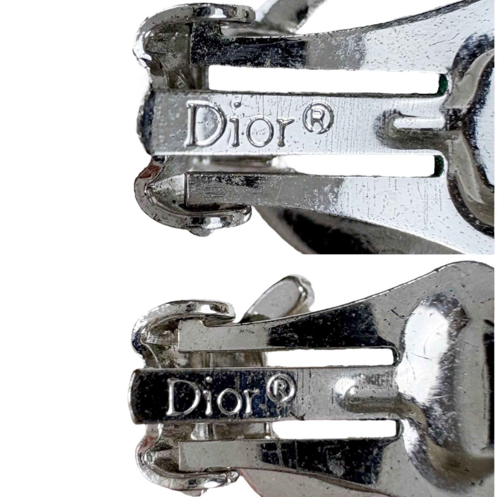 クリスチャンディオール Christian Dior CDロゴ ラインストーン