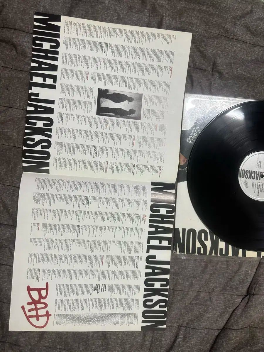 マイケル・ジャクソン BAD Michael Jackson LPレコード マイケル