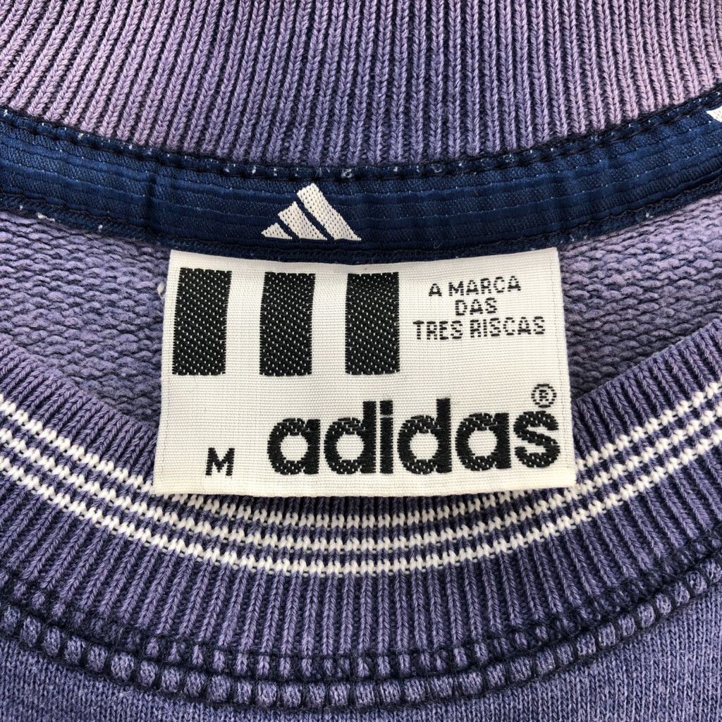 90年代 adidas アディダス スウェット スポーツ ネイビー (メンズ M) 中古 古着 R8744