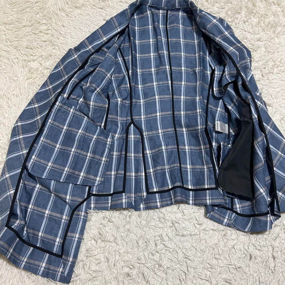 チェック ジャケット