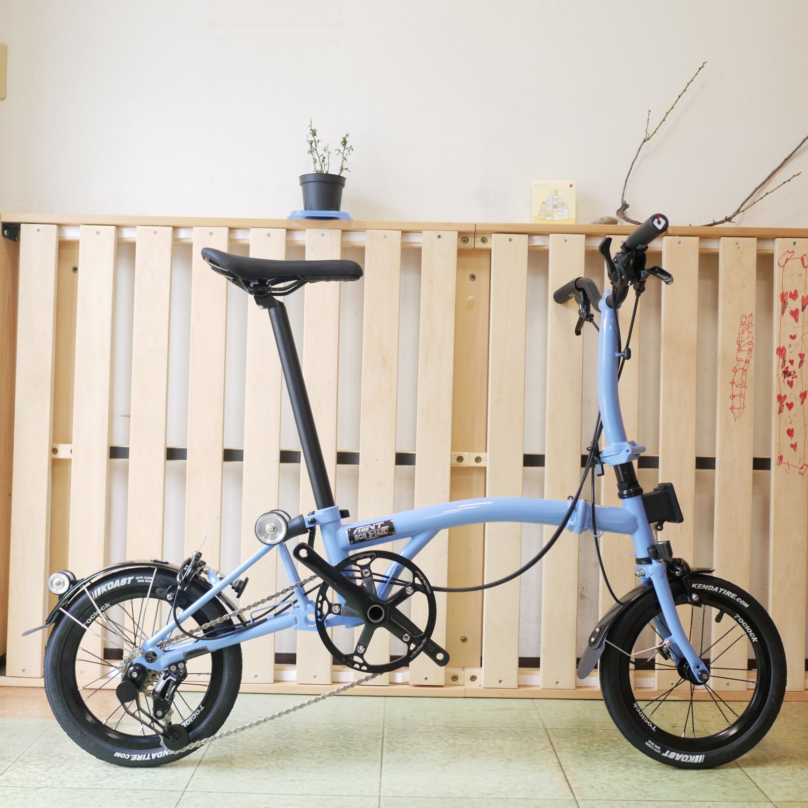 14インチ折り畳み自転車　MINT BOB3-14K　BROMPTON風 MINT BOB3-14K 14インチ折り畳み自転車 BROMPTON風 ダホンk3 国内正規