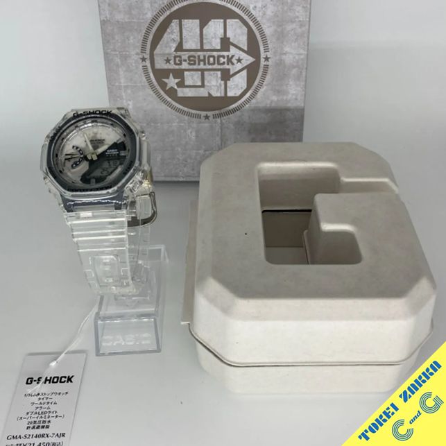 GMA-S2140RX-7A 40th  G-SHOCK　未使用　美品 CASIO G-SHOCK 40th Anniversary CLEAR REMIX GA-2140RX-7A GMA