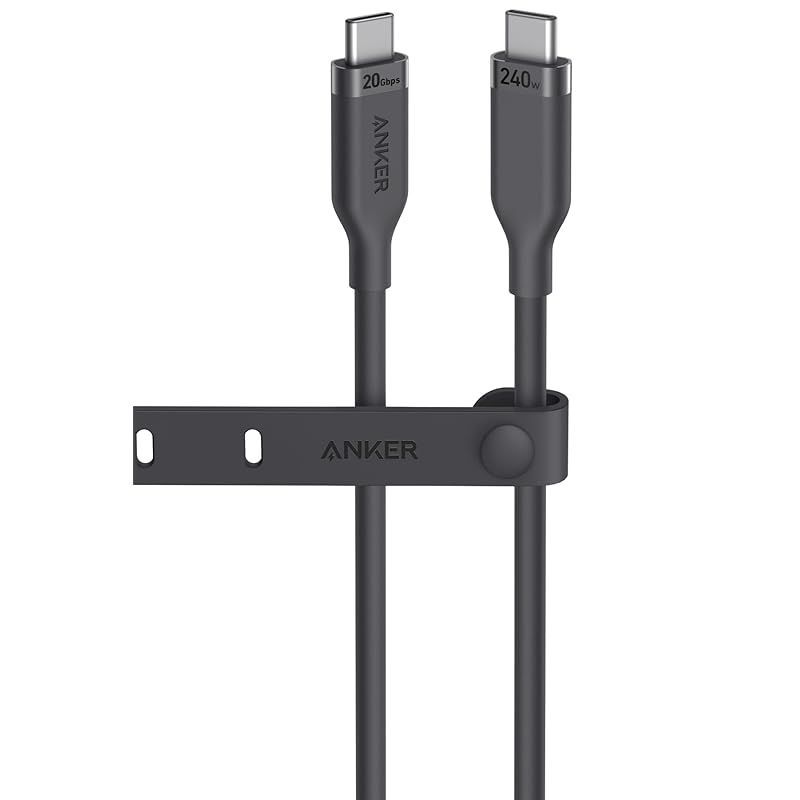 【在庫セール】Anker USB-C ＆ USB-C ケーブル (240W， 20Gbps， エコフレンドリー) 0.9m 複数画面出力 急速充電 高速データ転送 4K対応 MacBook Pro iPhone 15 他対応 1