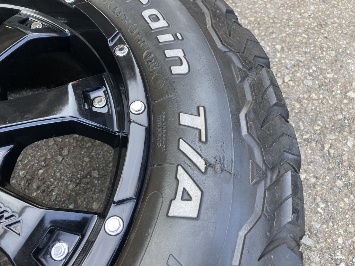 MKW MK-46◆7J 16インチ IS35 5/114.3◆BFグッドリッチ オールテレーン KO2 225/70R16 中古付き◆デリカD5 RAV4 エクストレイル CX-5 MKW MK-46◇7J 16インチ IS35 5/114.3◇BFグッドリッチ オールテレーン