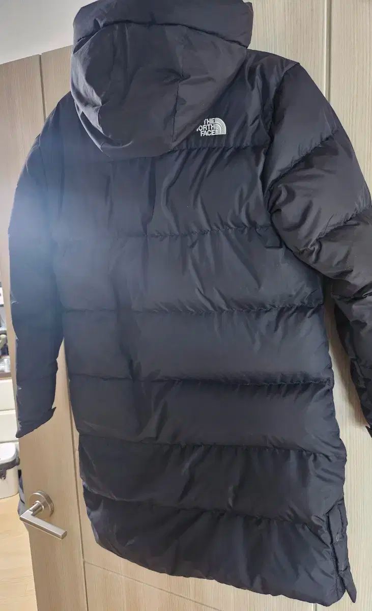 THE NORTH FACE ザノースフェイス ジュニア ロング丈ダウンジャケット ブラック - 状態 最高