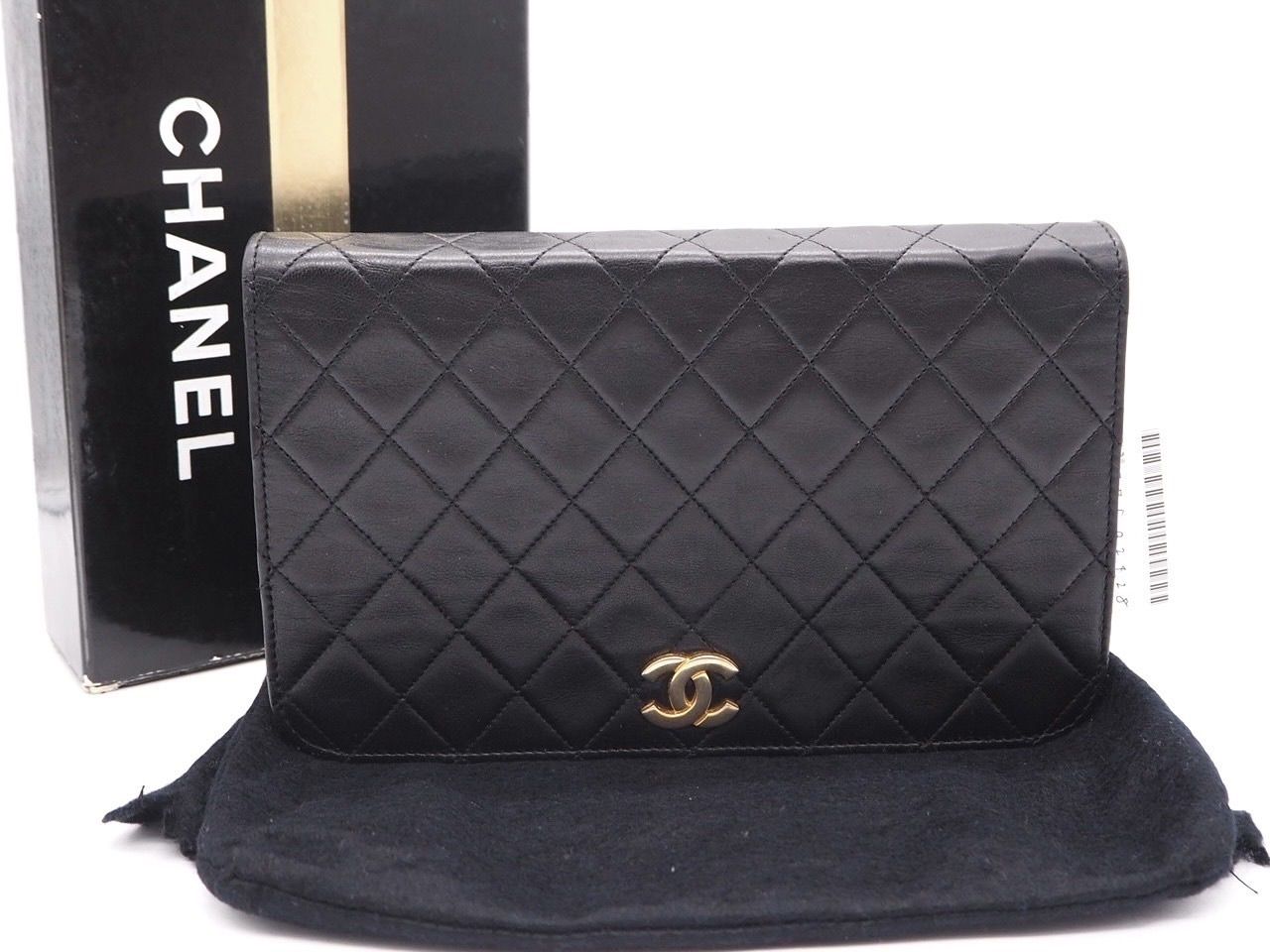 CHANEL シャネル マトラッセ チェーン ショルダーバッグ フルフラップ ...