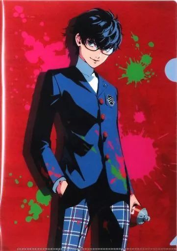 中古】クリアファイル 主人公(ペルソナ5) A4クリアファイル