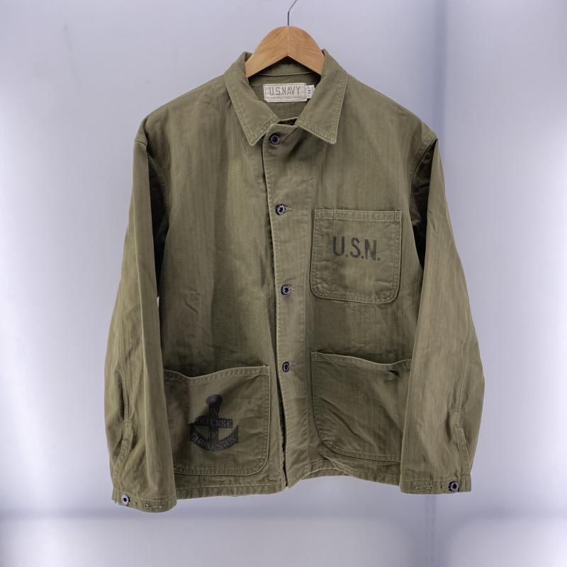 COLIMBO U.S NAVAL WORK JACKET HBT N-3 オリーブ サイズM NXsx-34101 コリンボ 24