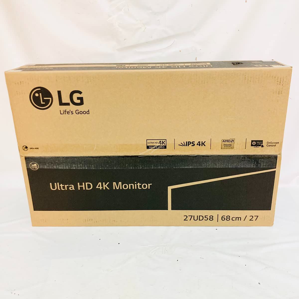 LG モニター ディスプレイ 27UD58-B 27インチ/4K/IPS 非光沢/HDMI×2