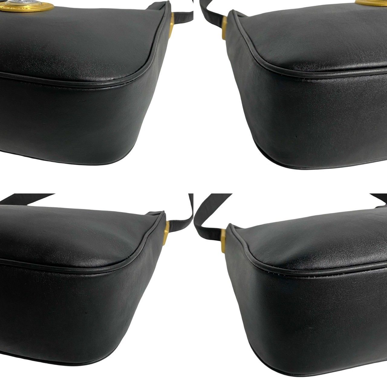 極 美品 希少品 VERSACE ジャンニヴェルサーチ メドゥーサ ロゴ 金具 