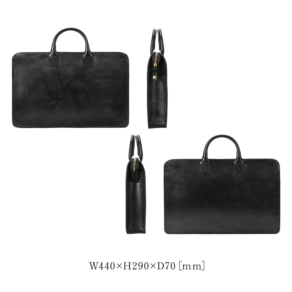 GLENROYAL グレンロイヤル ライトウェイトブリーフケース ブラック