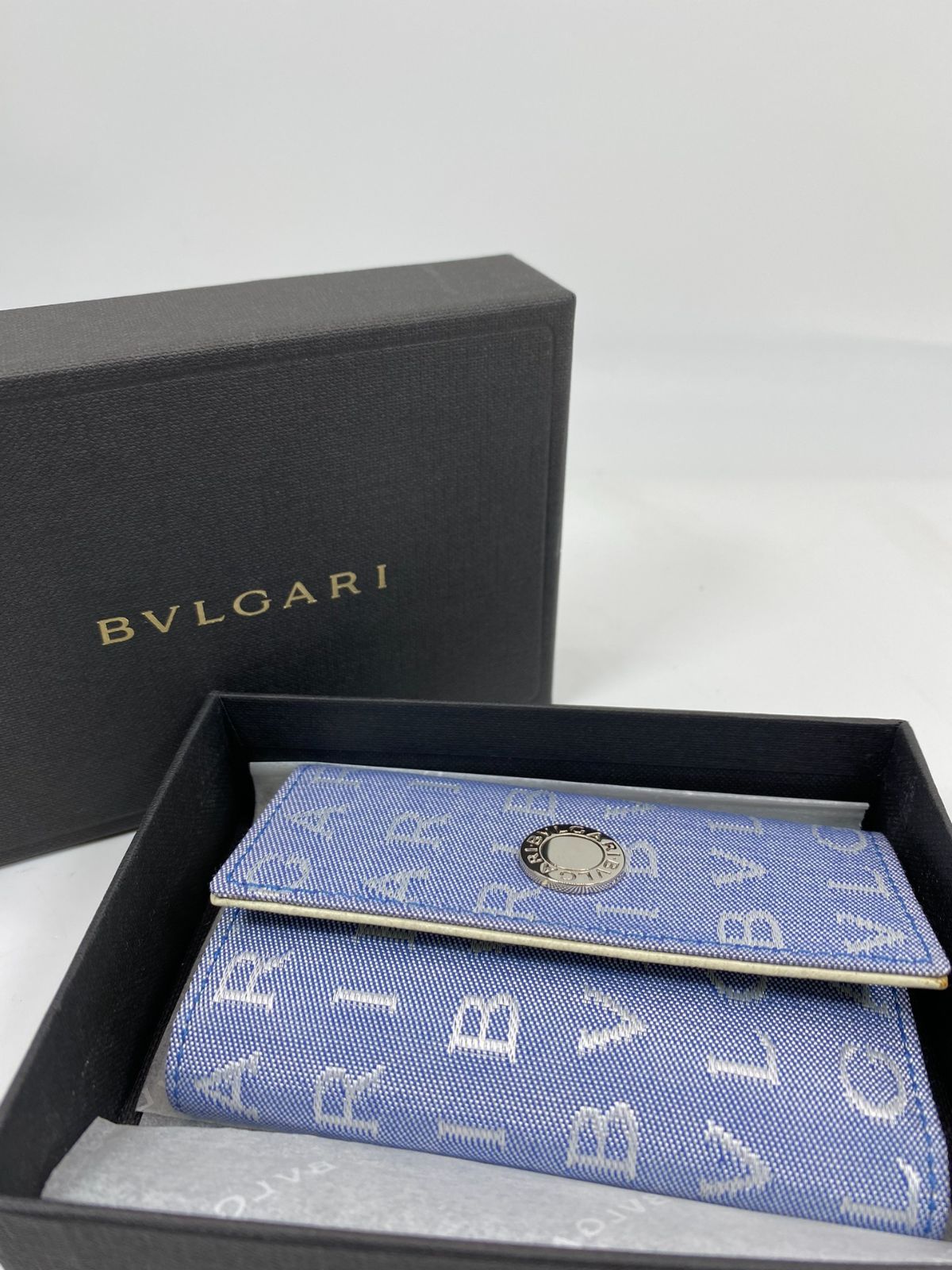 BVLGARI ブルガリ 6連キーケース キャンバス生地 6837 BVLGARI ブルガリ 6連キーケース キャンバス生地 管理番号：6837