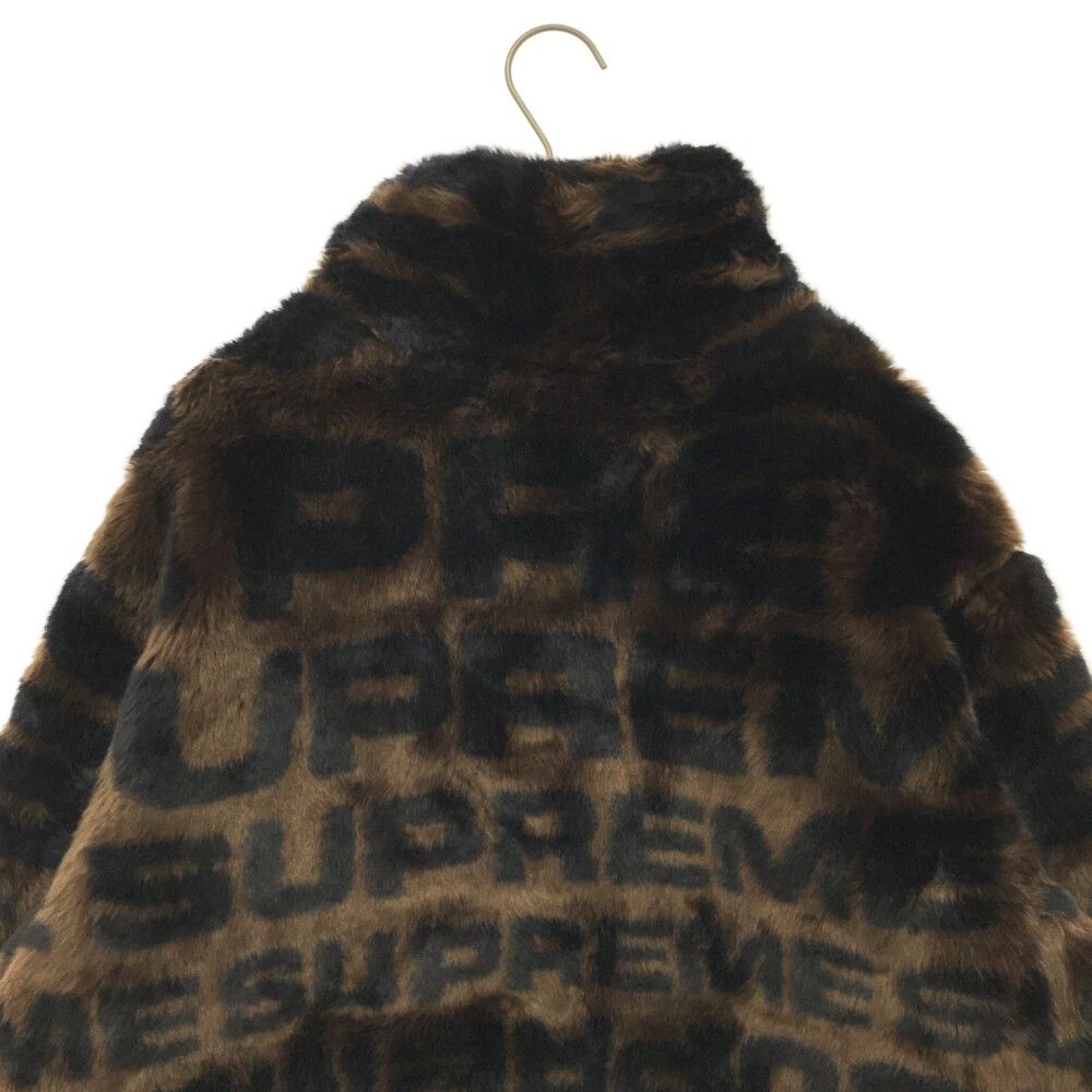 SUPREME (シュプリーム) 18SS FAUX FUR REPEATER BOMBER フェイク