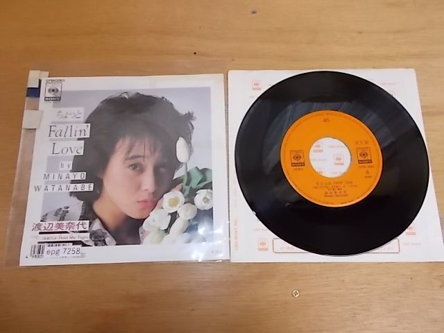 epg7258 EP 見本盤【ALIDA レコード】【A-A不良-有】 渡辺美奈代