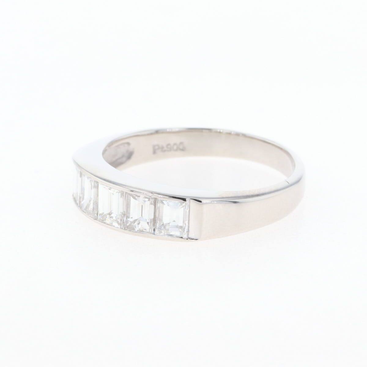 ダイヤモンド デザインリング 12号 Pt900 トリートメントダイヤモンド